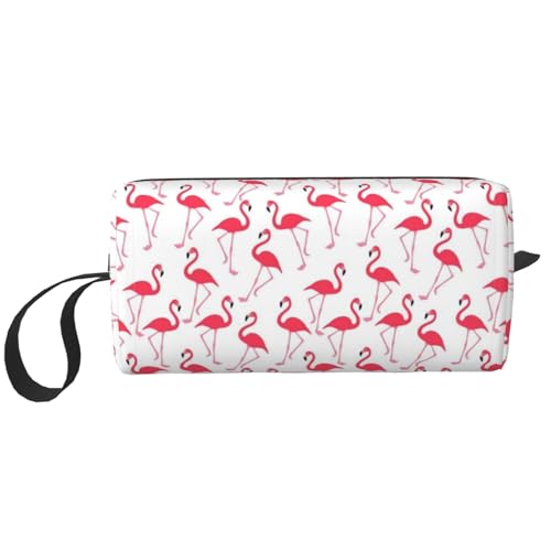 QGWDYYJQ Kleine Make-up-Tasche mit pinkem Flamingo-Muster von QGWDYYJQ