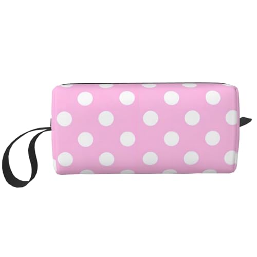 QGWDYYJQ Kleine Make-up-Tasche mit rosa Punkten von QGWDYYJQ
