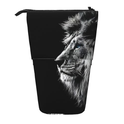 QGWDYYJQ Teleskopischer vertikaler Organizer mit Löwen-Motiv von QGWDYYJQ