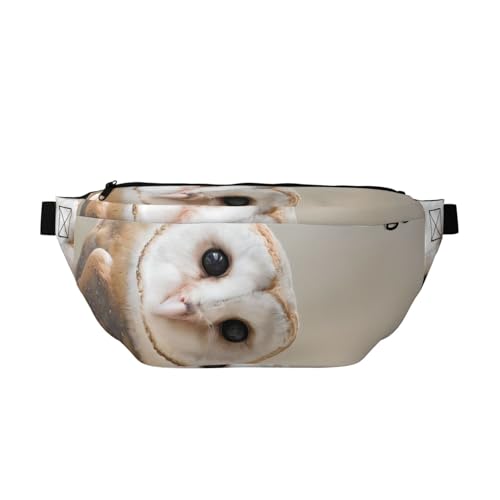 QGWDYYJQ Umhängetasche mit lustigem Eulen-Aufdruck, Schwarz , Einheitsgröße von QGWDYYJQ