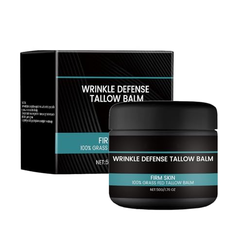 QGuoJie Faltenschutz-Talgbalsam für Männer – Anti-Aging-Feuchtigkeitscreme und Nachtserum für das Gesicht – Natürliche Formel zur Reduzierung feiner Linien und Fältchen (1) von QGuoJie