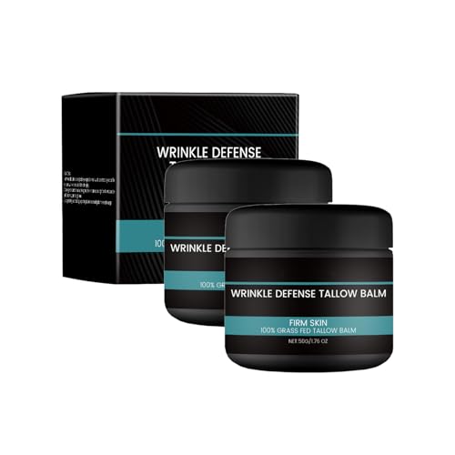 QGuoJie Faltenschutz-Talgbalsam für Männer – Anti-Aging-Feuchtigkeitscreme und Nachtserum für das Gesicht – Natürliche Formel zur Reduzierung feiner Linien und Fältchen (2) von QGuoJie