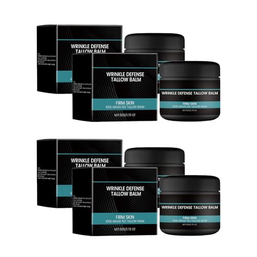 QGuoJie Faltenschutz-Talgbalsam für Männer – Anti-Aging-Feuchtigkeitscreme und Nachtserum für das Gesicht – Natürliche Formel zur Reduzierung feiner Linien und Fältchen (4) von QGuoJie