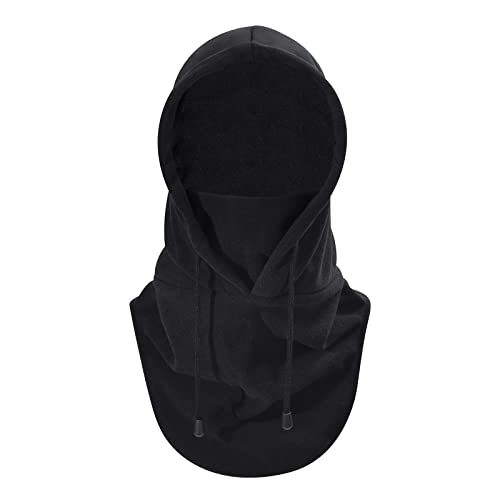 QH-Shop Sturmhaube Atmungsaktiv Gesichtshaube Winter Thermal-Skimaske Gesichtsbedeckung Balaclava Motorrad Fahrrad Winddicht Hut für Herren und Damen, Schwarz von QH-Shop