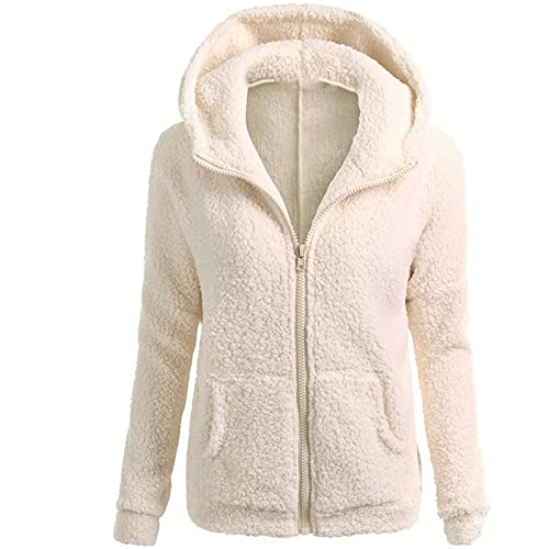 Braune Jacke Wolfskin Damen Jacken Leo Mantel Trachten Jacken Damen AnzüGe & Sakkos FüR Damen Ultraleichte Steppjacke Damen Lange Daunen Jacke Damen Jacke Winter Derbe Winter Mantel (Beige, M) von QHDDP