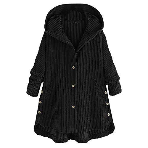 Jacken Damen Herbst LäSsig Wollfleece Jacke Pocahontas KostüM wasserdichte Winterjacke Damen Nonnen KostüM Beheizbare Jacke Winterjacken Damen Reduziert Urban Classics Bomberjacke(Schwarz #1,3XL) von QHDDP