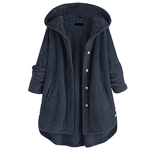 QHDDP Avenger KostüMe FüR Damen Zeitreise KostüM KrüMelmonster KostüM Lange Lederjacke Astronaut KostüM Wanderjacke Damen Schnelles Halloween KostüM Kuschelweste Damen Paar KostüMe(Blau A,3XL) von QHDDP