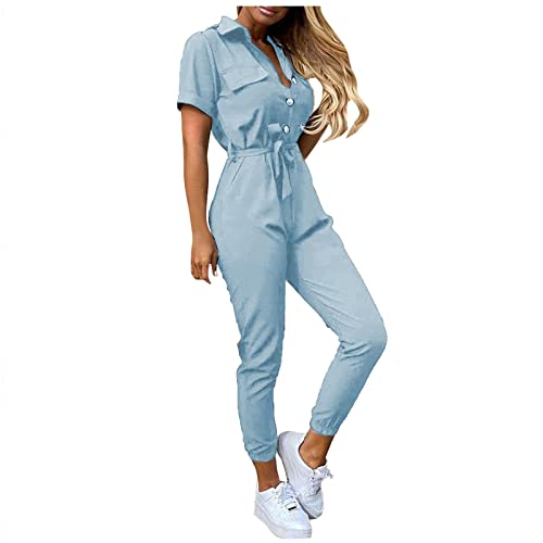 QHDDP Damen Langarmshirts UNE Hose Yogahosen Fetzige Jogginghosen Damen Graue Leggings Blickdicht Leggings Hosen Damen Hosen Frauen Mommy Long Legs Thermohose Damen Outdoor (Blau, XL) von QHDDP