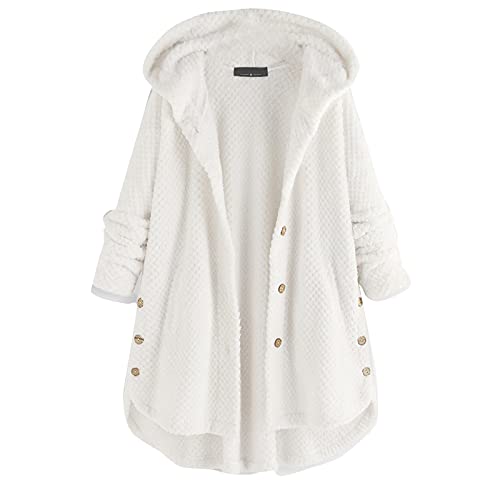 Damen Winter Jacken Sale Peak Performance Skijacke Damen Cinque Mantel Leder Trenchcoat Daunenjacke Damen Sportalm Skijacke Helloween KostüMe FüR Teenager Jacken Mit Fell Leichter (a-Weiß, L) von QHDDP