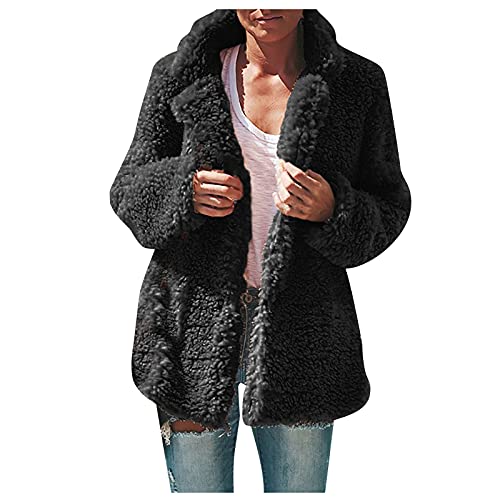 QHDDP Jeansjacke Tweed Blazer Damen Weste Weiß Longweste Damen Herbst Und Winterjacken TierkostüM Damen Outdoor Jacke Damen Daunenweste Damen Schwarz Joggingjacken Damen Tragejacken(Schwarz a,5XL) von QHDDP