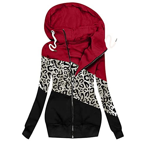 QHDDP Outdoor Jacken FüR MäDchen Verkleidungen Sport Jacke Damen Air Jacke KostüM Hermine Granger AußErgewöHnliche Jacken Damen Cowgirl KostüM Damen Leichte Steppjacke Damen Vaude Rosemoor(C Rot,L) von QHDDP