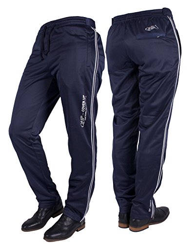 QHP Damen Trainingshose Cover up schützt Ihre Reithose Bei Turnieren (Navy, S) von QHP