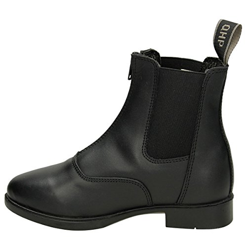 QHP Reitstiefeletten Stiefeletten Jodhpur Manilla Junior Leder schwarz (27) von QHP