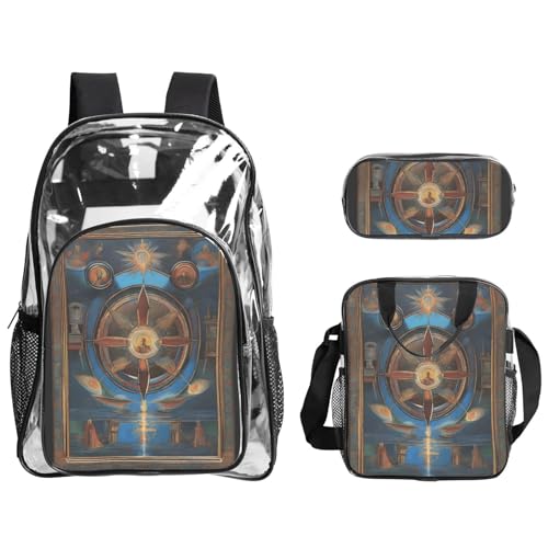 QHZLY Holy Visions Rucksack aus transparentem PVC, leicht und langlebig QHZLY Holy Visions Rucksack aus transparentem PVC, leicht und langlebig von QHZLY