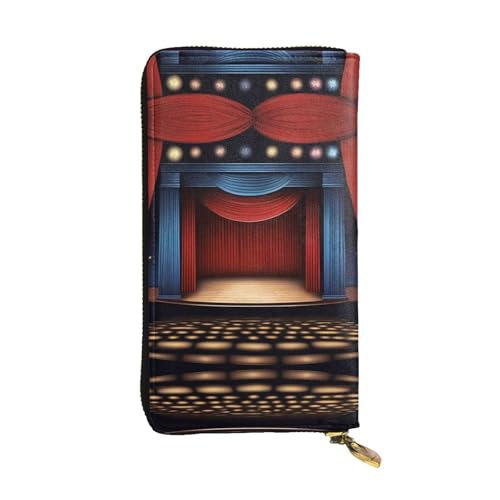 QHZLY Ledergeldbörse mit langer Stage-Magic-Clutch, Unisex, stilvoll und funktional, mit Kartenfächern, Reißverschlusstaschen QHZLY Ledergeldbörse mit langer Stage-Magic-Clutch, Unisex, stilvoll und funktional, mit Kartenfächern, Reißverschlusstaschen von QHZLY