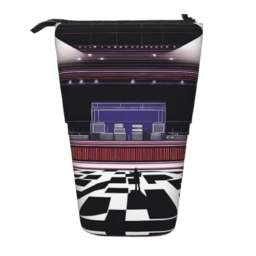 QHZLY Verstellbares Federmäppchen mit Reißverschluss, tragbare große Kapazität für Schreibwaren von QHZLY