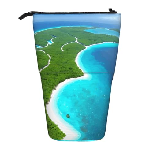 QHZLY Verstellbares Federmäppchen mit Reißverschluss und großer Kapazität für Schreibwaren von QHZLY