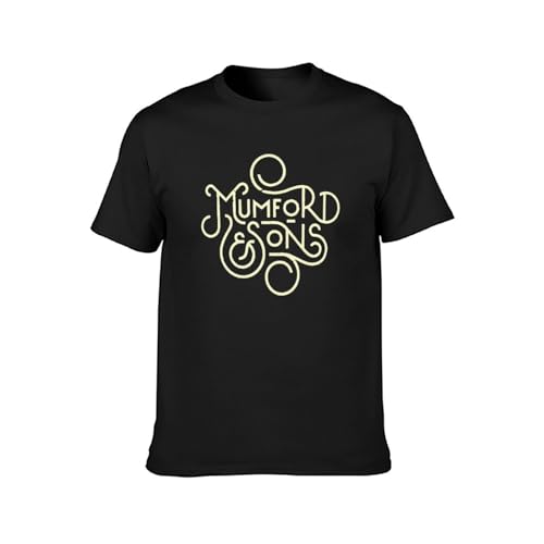 Mumford and Sons T-Shirt Mens Balck Tees Unisex Shirt Black M von QIANFANGHUI
