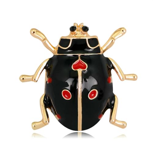 Damen-Brosche mit sieben Sternen, Marienkäfer, Blumen-Brosche, Büro, Alltag, Pendeln, Zubehör, Stein Glas Stein: Emaille Glas, Zirkonia Achat Obsidian Damen-Brosche mit sieben Sternen, Marienkäfer, Blumen-Brosche, Büro, Alltag, Pendeln, Zubehör, Stein Glas Stein: Emaille Glas, Zirkonia Achat Obsidian von QIANGYTHENKO