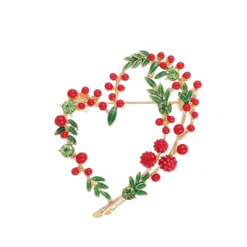 Mimosa Obst Damen Liebe Kranz Brust Blume High-End Anzug Zubehör Brosche, Stein Glas Stein: Emaille Glas, Zirkonia Achat Obsidian von QIANGYTHENKO