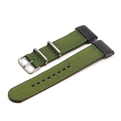 QIANHUI Riemen Nylon 26 22 2 0mm Fit Watch Band Fit for Garmin-Fenix 5x 5 5s Plus/fit for fenix 3/3 HR/935 945 Smart Armband (Color : ArmyGreen, Size : 20mm 5S) von QIANHUI