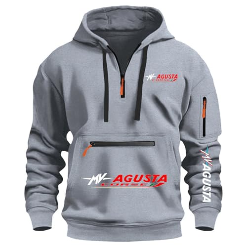 QIANYIFU Herren Hoodies Pullover für M.V. Hoody Casual Long Sleeve Pull über 1/4 Reißverschluss Sweatshirts Tops 2F XXL QIANYIFU Herren Hoodies Pullover für M.V. Hoody Casual Long Sleeve Pull über 1/4 Reißverschluss Sweatshirts Tops 2F XXL von QIANYIFU