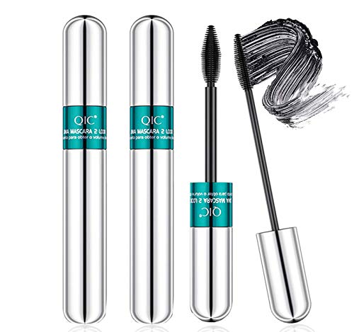 2Pcs 4D Silk Fiber Lash Mascara, 2 in 1 Thrive Mascara für natürlichen Verlängerungs- und Verdichtungseffekt, keine Verklumpung Superstarke, wasserfeste, ungiftige Mascara für langanhaltendes, schönes 2Pcs 4D Silk Fiber Lash Mascara, 2 in 1 Thrive Mascara für natürlichen Verlängerungs- und Verdichtungseffekt, keine Verklumpung Superstarke, wasserfeste, ungiftige Mascara für langanhaltendes, schönes von QIC