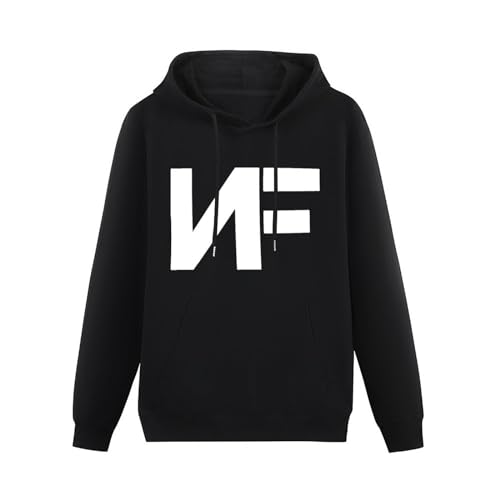 QICHEN BAG Men's Casual Shirt Nf Real Music Logo Print Print Baseball Caps Men Cool Mesh Trucker Cap Adjustable Snapback Hats Twin Needle Sleeves and Hem Black XL von QICHEN BAG