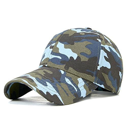 QICHEN Basecap Herren Camouflage Jungle Tactical Camping Wandern Cap Unisex Camo Baseballkappe Freizeit Kappe (Camo -C) von QICHEN