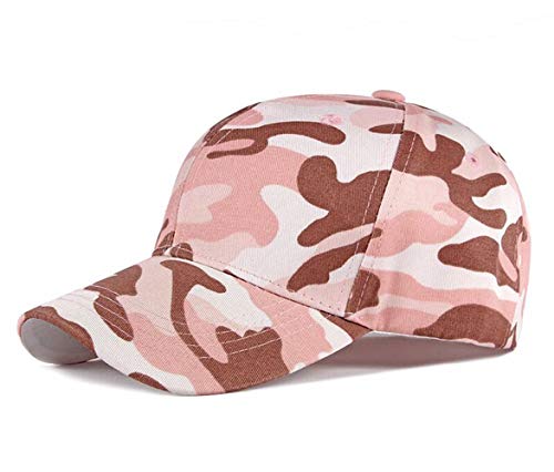 QICHEN Camouflage Kappe Unisex Summer Draussen Sport Jagd Camo Baseball Caps Verstellbare (Rosa) von QICHEN