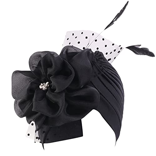 Kopfschmuck Fascinator Women's Fascinator Hat Wedding Church Party Hair Clip Headpiece Fascinator on Church Bridal Wedding for Dress Party Cocktail von QIFLY