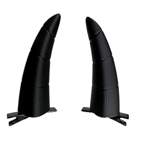 QIIIMSLSS 1 Paar Halloween Teufelshörner Haarspangen für Frauen Mädchen Hornförmige Haarspangen Halloween Cosplay Haarschmuck von QIIIMSLSS