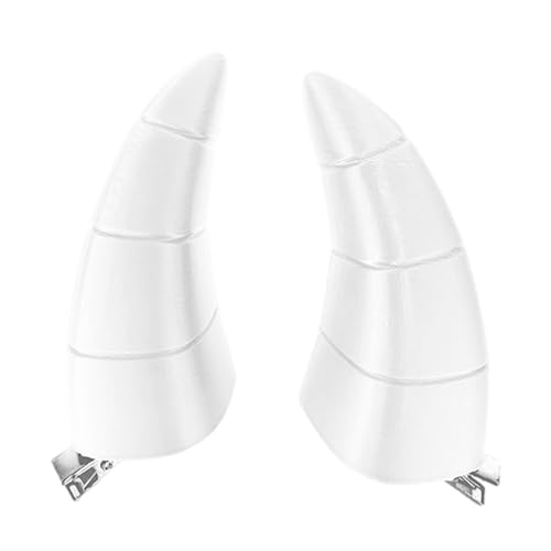 QIIIMSLSS 1 Paar Halloween Teufelshörner Haarspangen für Frauen Mädchen Hornförmige Haarspangen Halloween Cosplay Haarschmuck von QIIIMSLSS