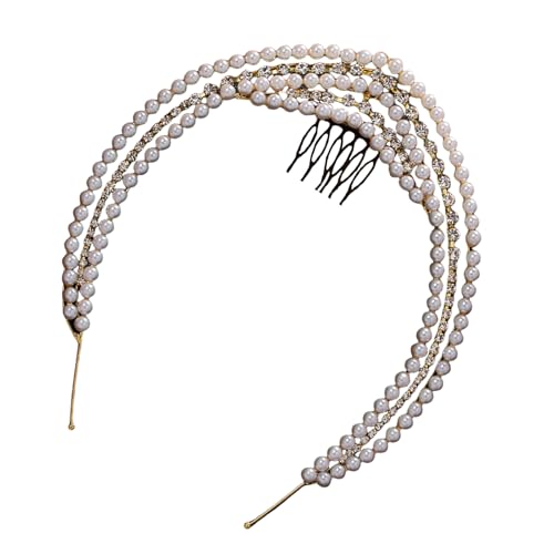 Zarte Kristallperlen Vintage Haarband Glitzernd Stirnband Junggesellinnenabschied Braut Brautschmuck Kopfschmuck von QIIIMSLSS