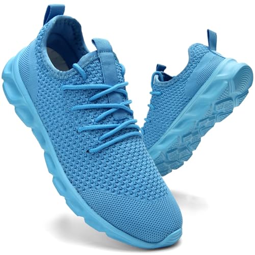 QIJGS Damen Sneaker Turnschuhe Sportschuhe Laufschuhe Gym Schuhe Tennisschuhe Freizeitschuhe Outdoor Sport Bequeme Straßenlaufschuhe Blau 36 von QIJGS