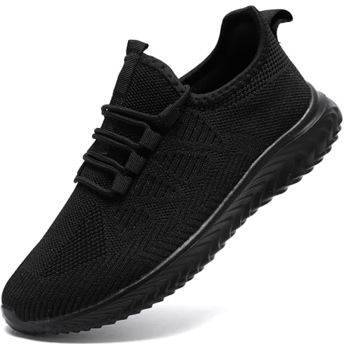 QIJGS Schuhe Damen Turnschuhe Sportschuhe Sneakers Laufschuhe Damenschuhe Straßenlaufschuhe Outdoor Fitnessschuhe Tennisschuhe Wanderschuhe Damen leicht Schwarz 42 von QIJGS