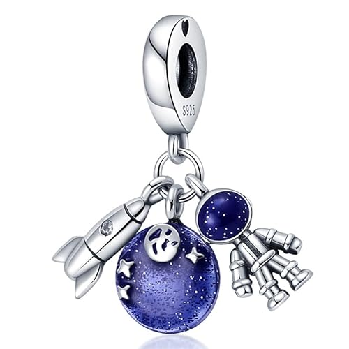 QIKAOLA 925 Sterling Silber Charms Beads für Pandora Strand Ozean Liebe Familie Tiere Charms Anhänger Fit für europäische Armbänder und Halsketten von QIKAOLA