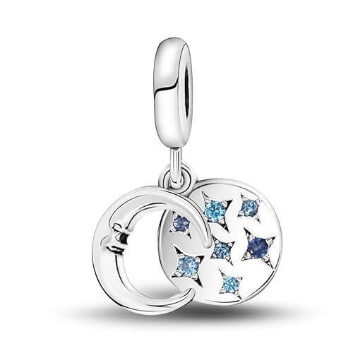 QIKAOLA Charms für Pandora Armbänder 925 Sterling Silber Charm Beads Kompatibel mit Armbänder Europäische Halskette Charm Anhänger für Frauen von QIKAOLA