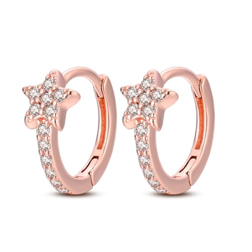 QIKAOLA S925 Silberne Ohrringe für Frauen Glow in the Dark Creolen Ohrringe von QIKAOLA