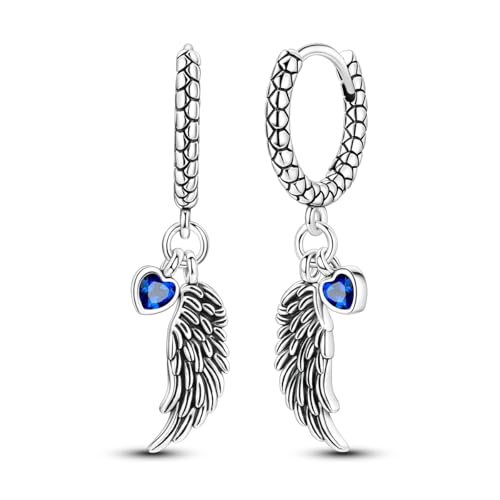 QIKAOLA 925 Sterling Silber Ohrringe für Frauen Bunte Creolen Hypoallergene Huggie Ohrringe von QIKAOLA