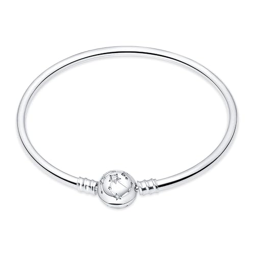 QIKAOLA S925 Silber Pandora Armbänder für Frauen Snake Chain Armbänder passt für Pandora Charms von QIKAOLA