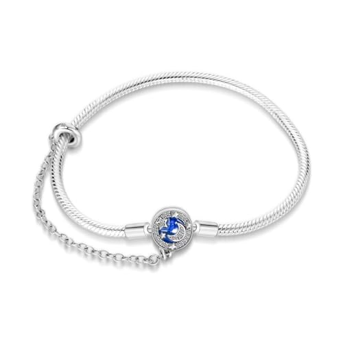 QIKAOLA S925 Silber Pandora Armbänder für Frauen Snake Chain Armbänder passt für Pandora Charms von QIKAOLA