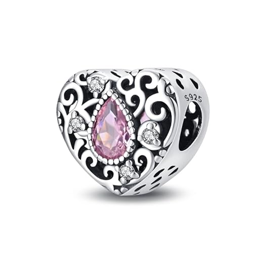 QIKAOLA 925 Sterling Silber Charms Beads für Pandora Strand Ozean Liebe Familie Tiere Charms Anhänger Fit für europäische Armbänder und Halsketten von QIKAOLA