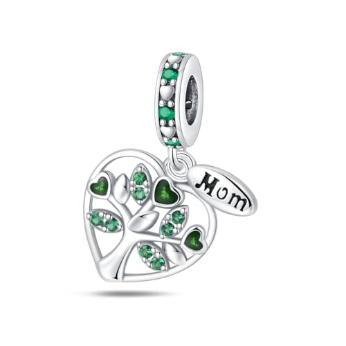 QIKAOLA S925 Sterling Silber Charm Anhänger für Armband Charms Beads passend für Pandora Armband&Halskette von QIKAOLA