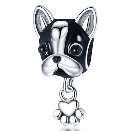 QIKAOLA Charm passt Halskette Armbänder für Frau 925 Sterling Silber Dangle Anhänger Perlen Pandora Charm Perlen für Armband Halskette von QIKAOLA