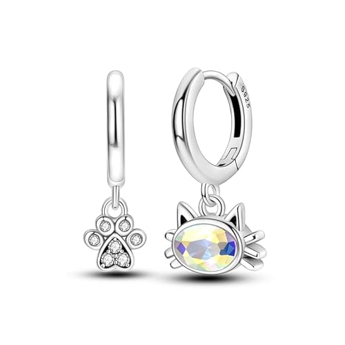 QIKAOLA 925 Silber Ohrringe für Frauen Bunte creolen Kleine Ohrringe Huggie Ohrringe für Mädchen von QIKAOLA