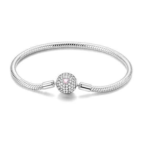 QIKAOLA S925 Armbänder für Frauen Moments Schlangenketten-Charm-Armbänder als Geschenk zum Muttertag oder Geburtstag von QIKAOLA