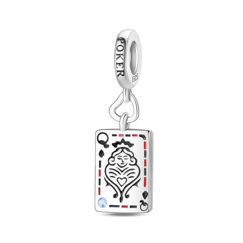 QIKAOLA S925 Sterling Silber Charm für Frauen Tarot Card Serie Charms für Pandora Armbänder und Halsketten von QIKAOLA