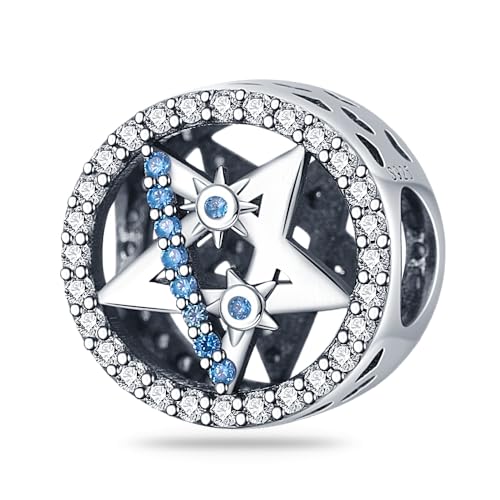 QIKAOLA Tierischer Charm Anhänger S925 Sterling Silber Beads with Cubic Zirconioa für Europäische Armbänder Halskette Mother's Day Schmuck Geschenk für Damen von QIKAOLA