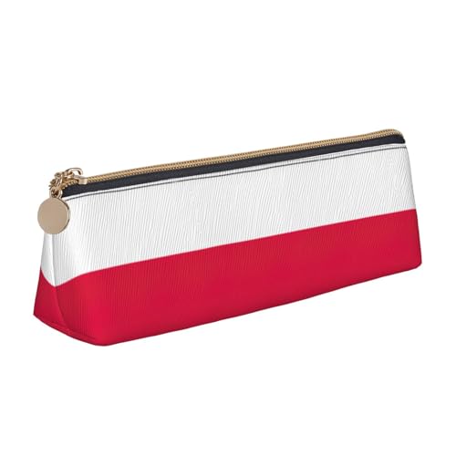 QIN&ZHENG Kleine dreieckige Ledertasche mit polnischer Flagge, leicht, Kosmetiktasche, kompakter Organizer, weiß, Einheitsgröße, stilvoll, weiß, Einheitsgröße, stilvoll, Weiß, One Size, Stilvoll QIN&ZHENG Kleine dreieckige Ledertasche mit polnischer Flagge, leicht, Kosmetiktasche, kompakter Organizer, weiß, Einheitsgröße, stilvoll, weiß, Einheitsgröße, stilvoll, Weiß, One Size, Stilvoll von QIN&ZHENG